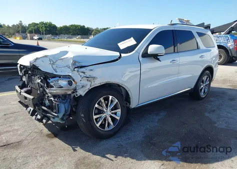 2016 Dodge Durango Limited z USA, uszkodzony, nr VIN 1C4RDHDG0GC397543